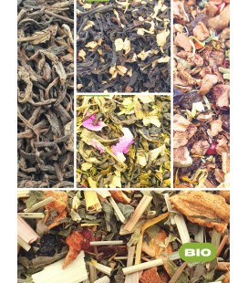 Pack découverte plaisir + 1 cuillère à thé OFFERTE - Thé et tisane bio