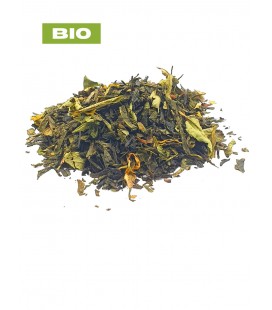 Thé vert de Noël - Mandarine/pamplemousse - Produits bio