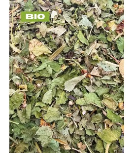 Tisane verveine tilleul menthe BIO, plantes en vrac
