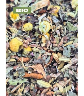 Tisane anti ballonnement N°2 BIO ventre gonflé et spasmes - Herboristerie & Phytothérapie