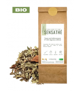 Tisane anti ballonnement N°5 BIO digestion difficile - Herboristerie Sensathé