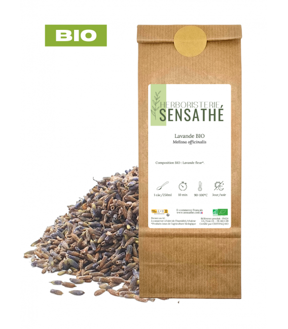 Lavande BIO, lavandula angustifolia, tisane de lavande - fleur, plantes en vrac - Herboristerie & Phytothérapie