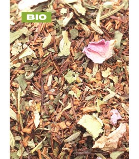 Rooibos digestion - ballonnement - maux de ventre - Menthe poivrée - Tisane - Produits bio