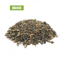 Thé vert gunpowder BIO, camellia sinensis - feuille, plantes en vrac