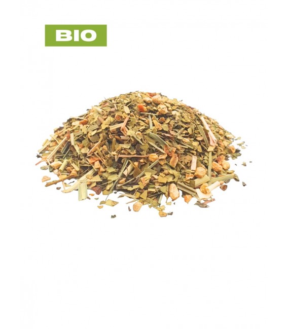 Tisane énergie N°1 BIO boost et digestion, plantes en vrac - Herboristerie & Phytothérapie