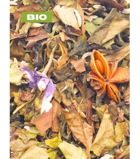 Thé blanc/thé vert lavande/anis- Tisane bio
