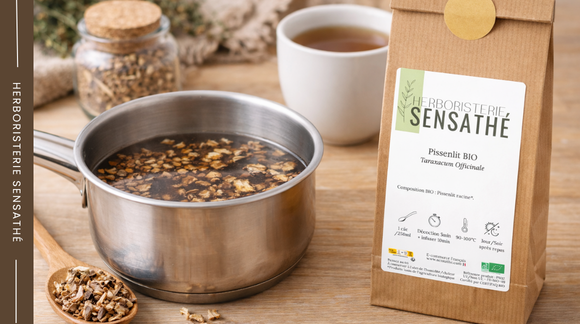 Decoction De Racines Racine de pissenlit : diurétique naturel et drainage pour éliminer