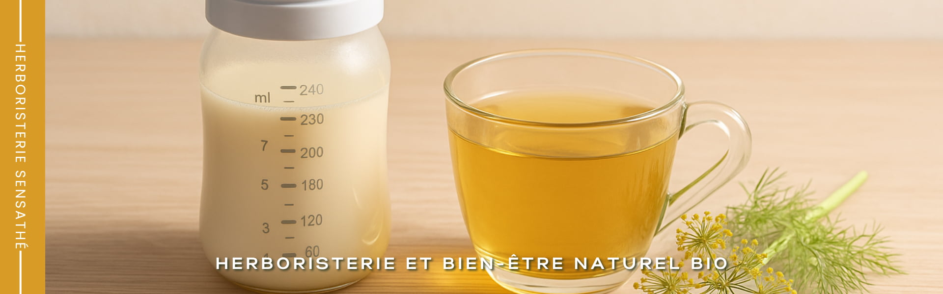 Tisane fenouil allaitement BIO - Herboristerie Sensathé