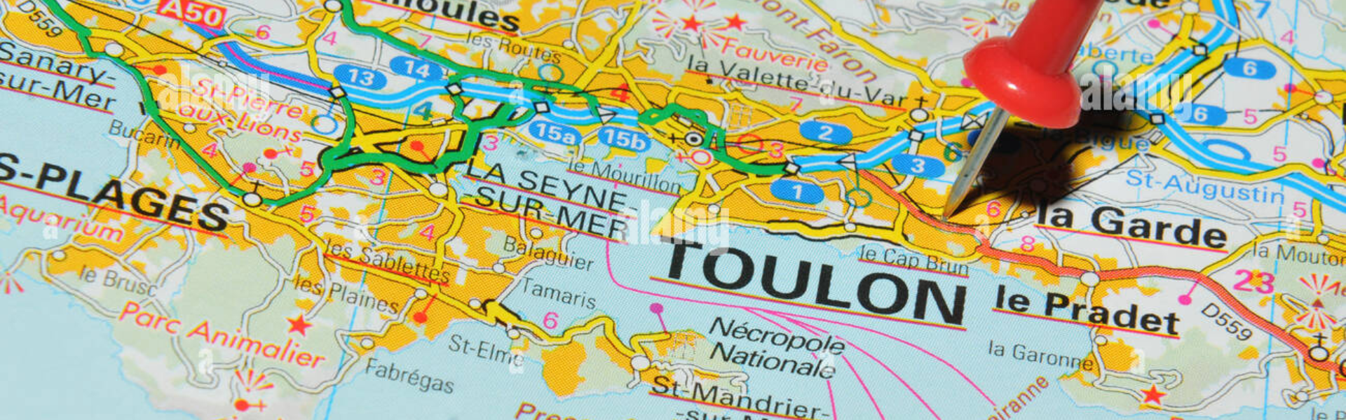 Carte de Toulon | Herboristerie Sensathé