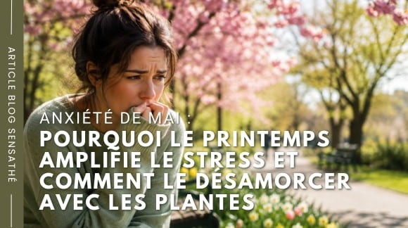 Anxi&eacute;t&eacute; de mai : pourquoi le printemps amplifie le stress et comment le d&eacute;samorcer avec les plantes